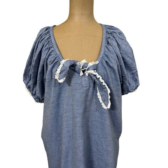 Tuckernuck Pomander Place Chambray Luca Mini Dress - Picture 5 of 10